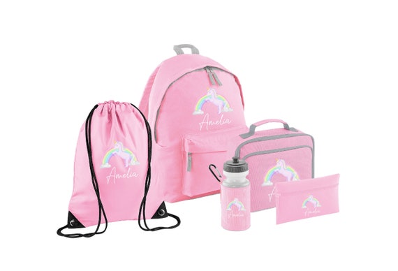 Personalised Back to School Set Unicorn 