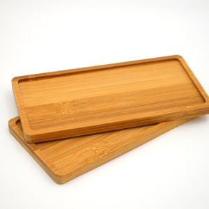 Bamboo Soap/Accessory Tray I Kitchen, Bathroom, Soap Dispenser Tray, Soap Tray, Bottle Tray, Eco Friendly, Minimalist image 4