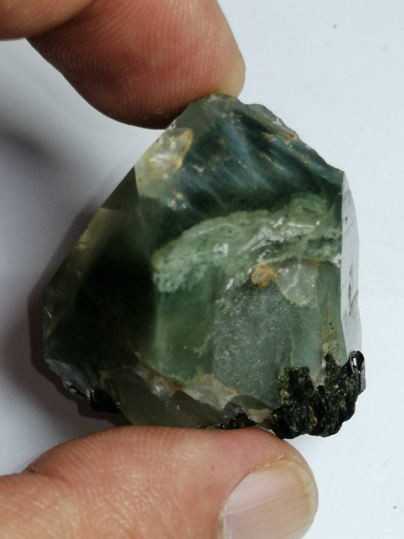 Chlorite phantom Epidote QUARTZ Etsy