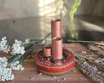 Small Elite Shungite Copper Orgonite Tower: EMF Protection
