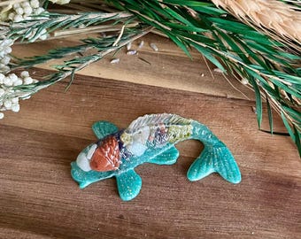 Orgonite Auspicious Fish Charm: For Balanced Emotions, small, Wellness Decor