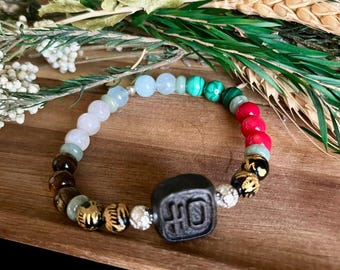 Feng Shui Gemstone Bracelet: Balance & Prosperity