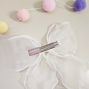 Personalized Organza Bow Hairband ( sequins)