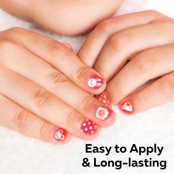 Kids Nail Wraps 30 Nail Stickers With Nail File Birthday Party