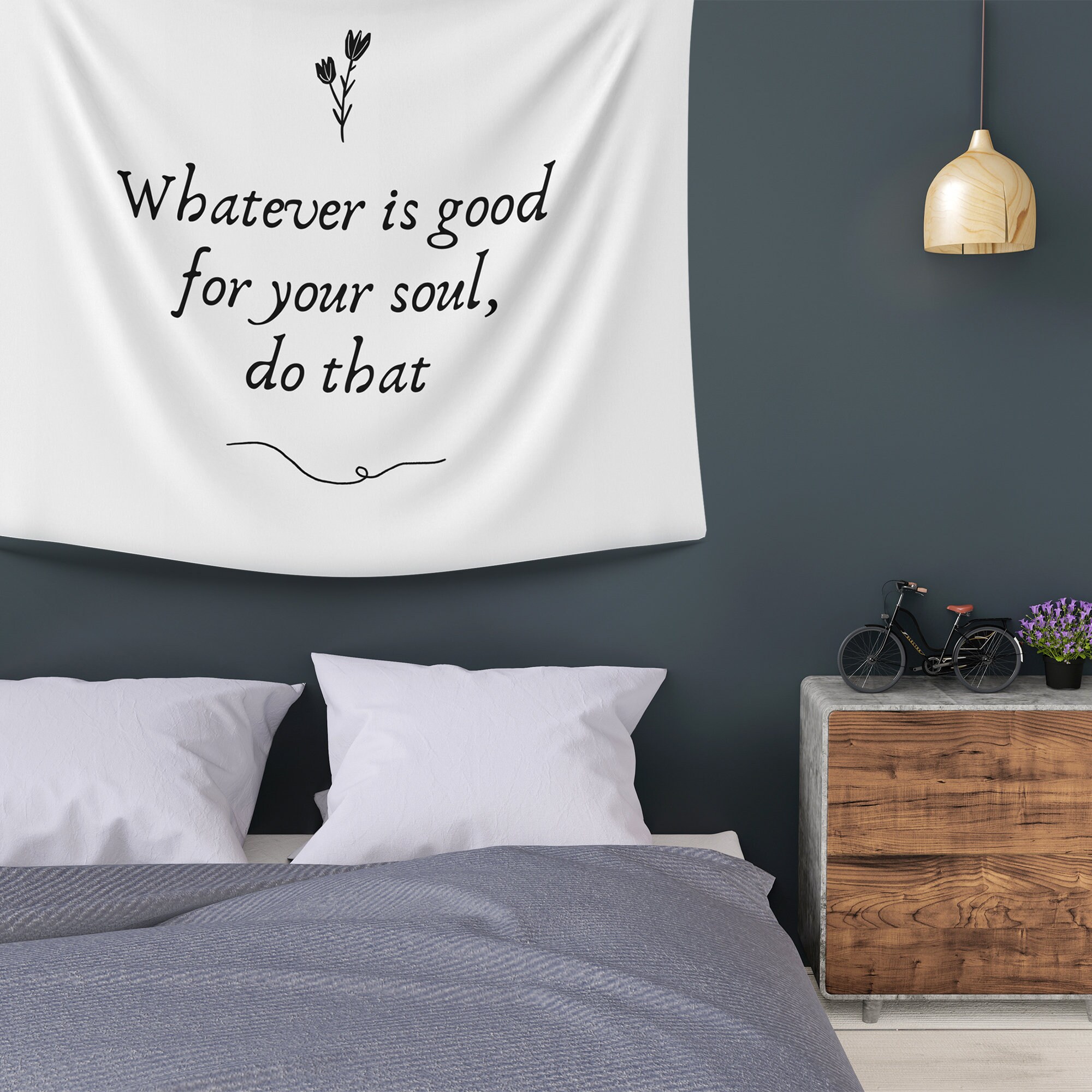 Inspirational quotes tapestry sale