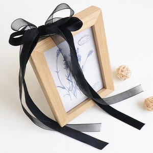 Black Velvet Hair Bow Clip Long tail Ribbon Bow for Girls Ponytail Hair Bow for Adults Ribbon Girl Hair Accessories Black
