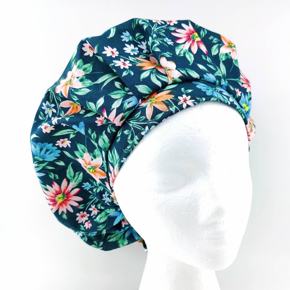 Scrub Caps for Women With Buttons Surgical Cap Women Scrub Etsy