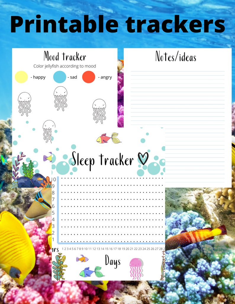 Under the Sea: Printable Planner - Etsy