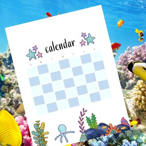 Under the Sea: Printable Planner - Etsy