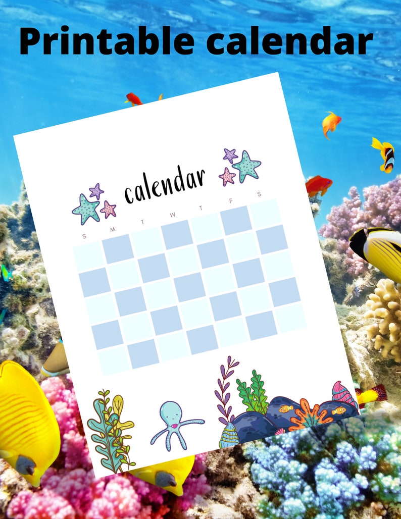 Under the Sea: Printable Planner - Etsy