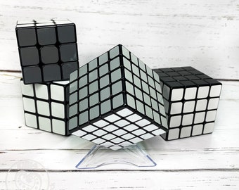 Greyscale Puzzle Cubes ~ Black and White Working Puzzle ~ Gothic Grey Puzzle Cube Mod