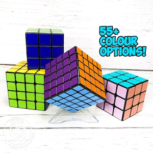 Cubos de rompecabezas de colores sólidos personalizados ~ Rompecabezas de trabajo de colores personalizados ~ Mod de cubo personalizado Unicorn Rainbow