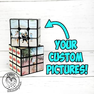 Custom Puzzle Cube 3x3 ~ Personalized Working Puzzle ~ Create Your Own Logo Cube ~ Personal Photo Cube ~ Custom Gift for Any Event!