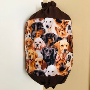 Dogs Plastic Bag Holder