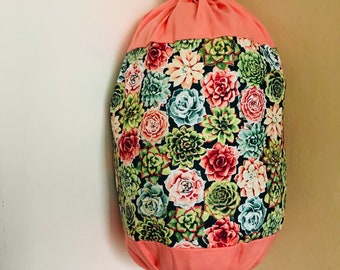 Succulents Plastic Bag Holder