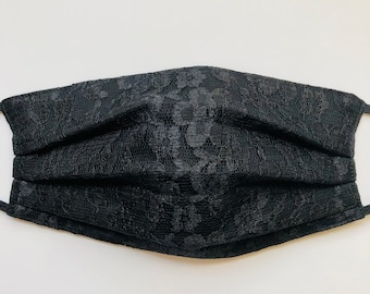 LACE Black Face Mask