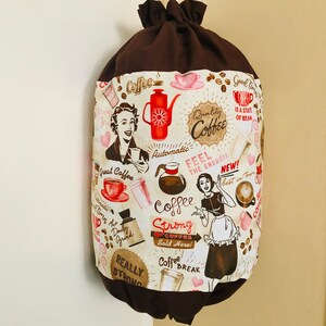 Coffee Shop Plastic Bag Holder