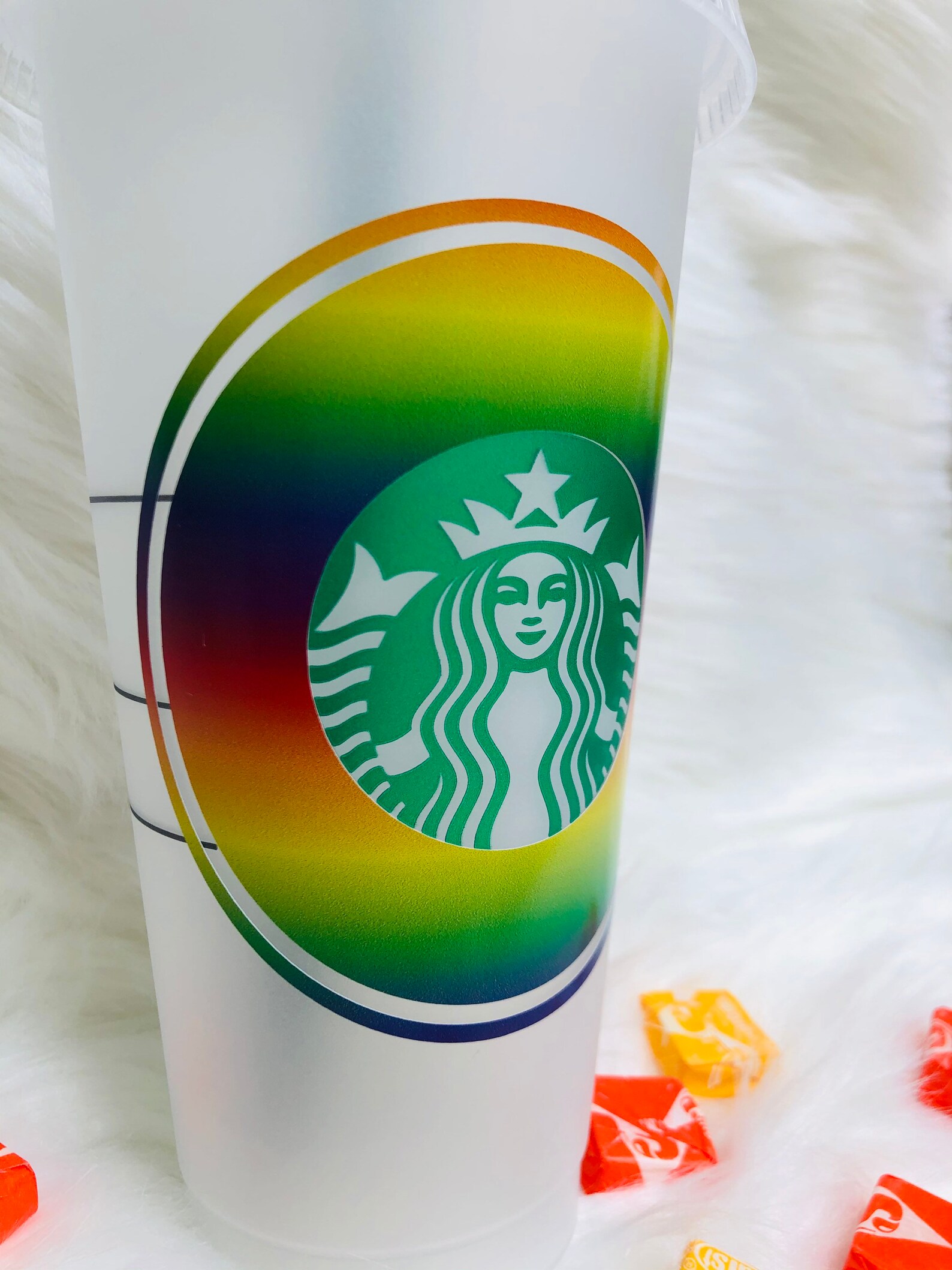 Rainbow Pride Starbucks Cup LGBTQ starbucks cup pride month Etsy