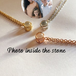 Custom Love Necklace Personalized Projection Necklace Projection Photo Necklace for Women Mother' s Day Jewelry Gift Special Gift Christmas image 2