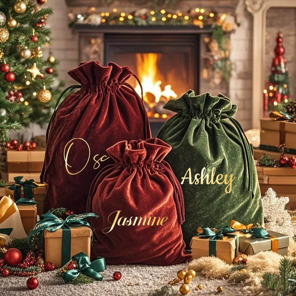 Small velvet gift bags sale