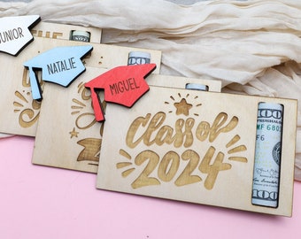Personalized Graduation Money Holder: Class of 2024 Gift Card