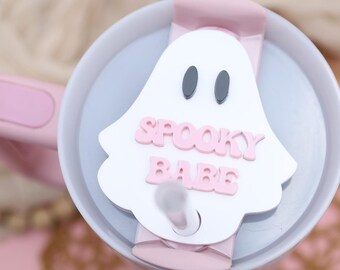 Halloween Cup Topper,Stanley Accessories,Name Plate Tag,Unique Stanley Topper,Custom Name Tag,Gifts for Her,Halloween Decor,Halloween Gifts
