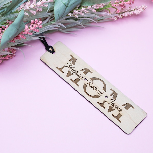Bookmark for Mom,Personalized Mom Gift,Mothers Day Gift,Gift Idea for Mom,Custom Gift for Mom,Custom Bookmark,Book Lover Gift