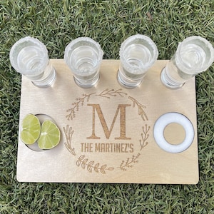 Tequila Flight Board,Housewarming Gift,Personalized Gift,New Home Owner Gift,Realtor Gift,Funny Gift,Wedding Gift,Christmas Gift,Home Gifts