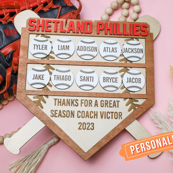 Baseball coach gift - Etsy