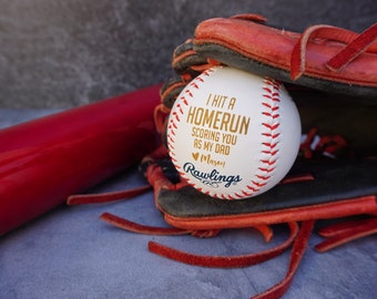 Personalized Baseball,Fathers Day Gift,Gift for Dad,Personalized Gift,Baseball Dad Gift,First Fathers Day Gift,Gift from Kids