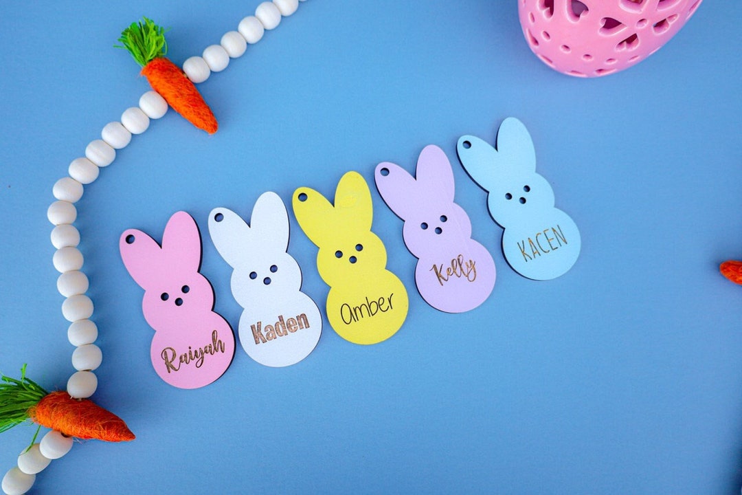 Easter Basket Name Tag,easter Basket,personalized Easter Tag,wooden