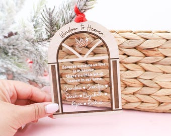 Window to Heaven Memorial Ornament-Loss of Loved One Keepsake