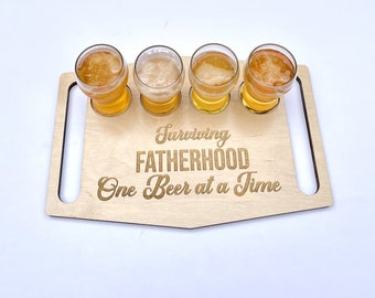 Beer Flight Board,Father's Day Gift,Gift for Dad,Birthday Gift,Gift for Him,Anniversary Gift,Personalized Beer Flight,Beer Gift,Beer Flight