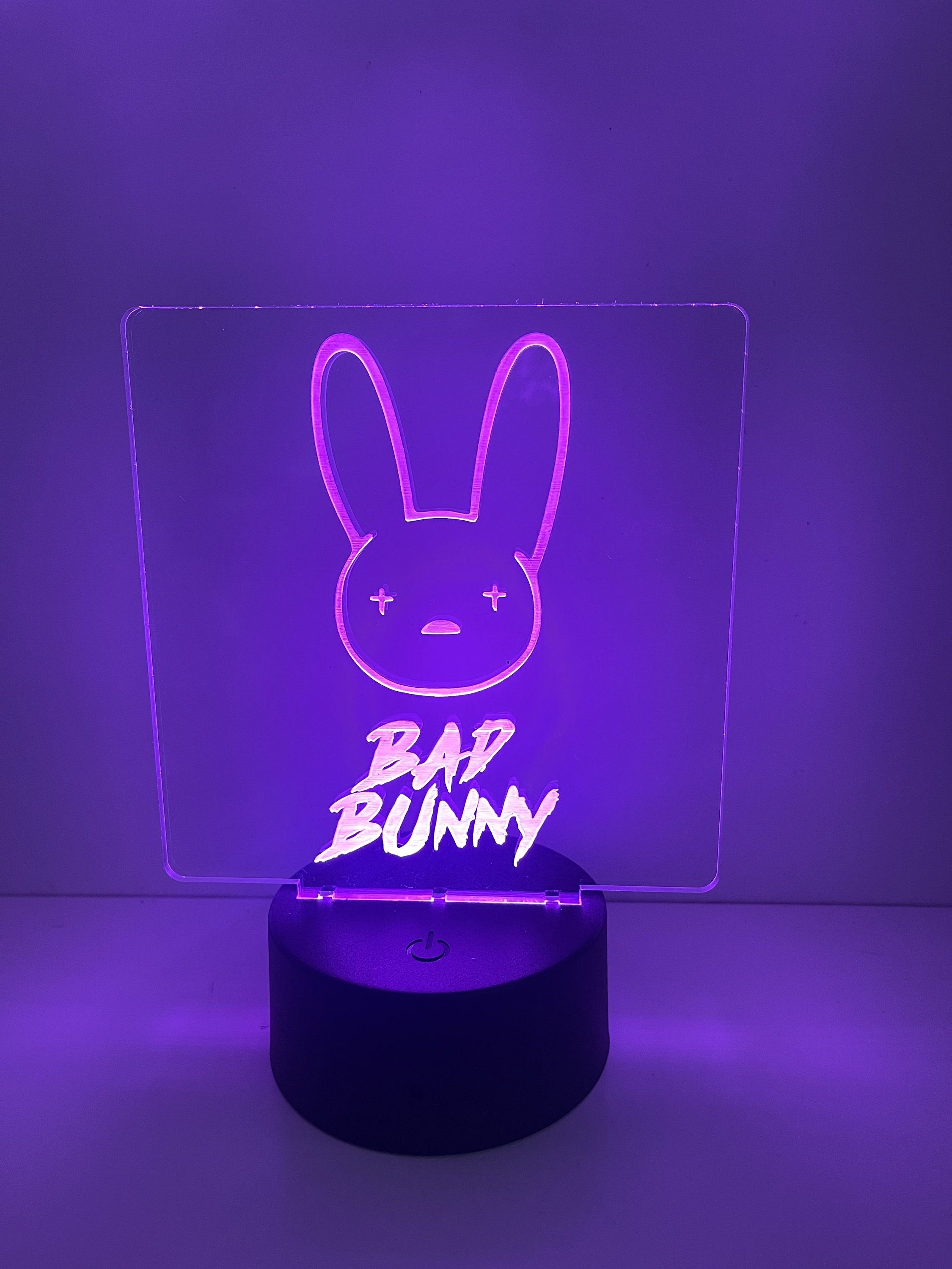 Vamos A Perrear Night Lamp LED Lamps Bad Bunny Merch Birthday Gift Gift for Her Custom Lamp Personalized Gift YHLQMDLG Personalized LED