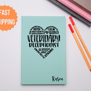 Vet Tech Notebook,Custom Notebook,Veterinary Journal,Gift for Vet,Personalized Notebook,Vet Grad Gift,Vet School,Vet Receptionist Gift