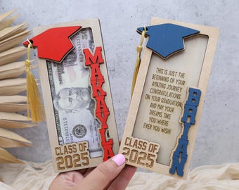 Graduation Gift,Grad Money Holder,2025 Graduation,Graduation Keepsake,Senior Gift,Custom Grad Gift,High School Grad,College Grad Gift