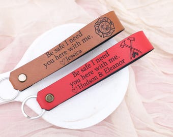 Firefighter Keychain,Gift for Fireman,First Responder Gift,Hero Keychain, Fire Dept Gift,Fireman Boyfriend,Firefighter Wife