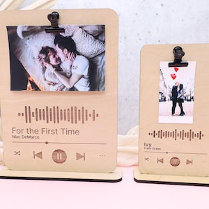 Couples Frame,Custom Spotify Plaque,Valentines Day Gift,Gift for Girlfriend,Anniversary Gift,Music Plaque,Gift for Her,Custom Frame