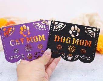 Papel Picado para Mascotas - Decoración del Día de Muertos