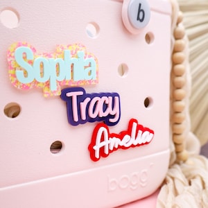 Bogg Bag Tag,Custom Name Tag, Bogg Bag Accessories,Personalized Bogg Bag Charm,Name Bogg Charm,Bogg Bag,Bogg Bag Accessories