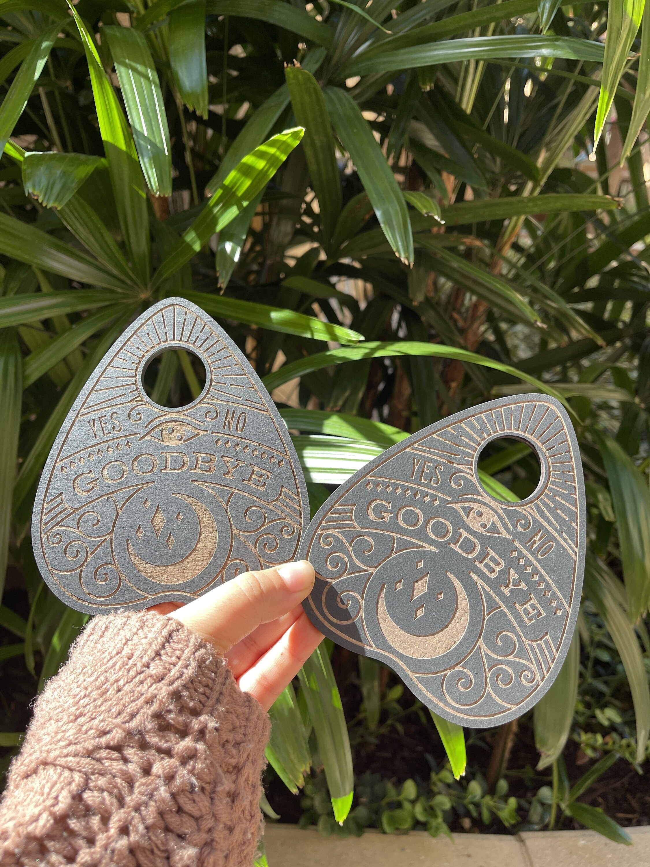 Planchette Coasters,Halloween Coasters,Housewarming Gift,Gifts for Halloween,Spirit Board,Halloween Decor,Hocus Pocus,Ouija,Coasters,Witches