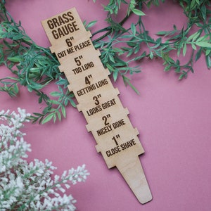 Grass Gauge,Ultimate Lawn Tool,Gift for Dad,Gardening Gift,Lawn Tools,Fathers Day Gift,Lawn Care,Gifts Under 25,Grass Tools,Gag Gift
