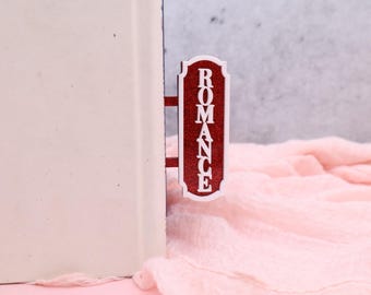 Acrylic Bookshelf Genre Labels: Library Organization Dividers