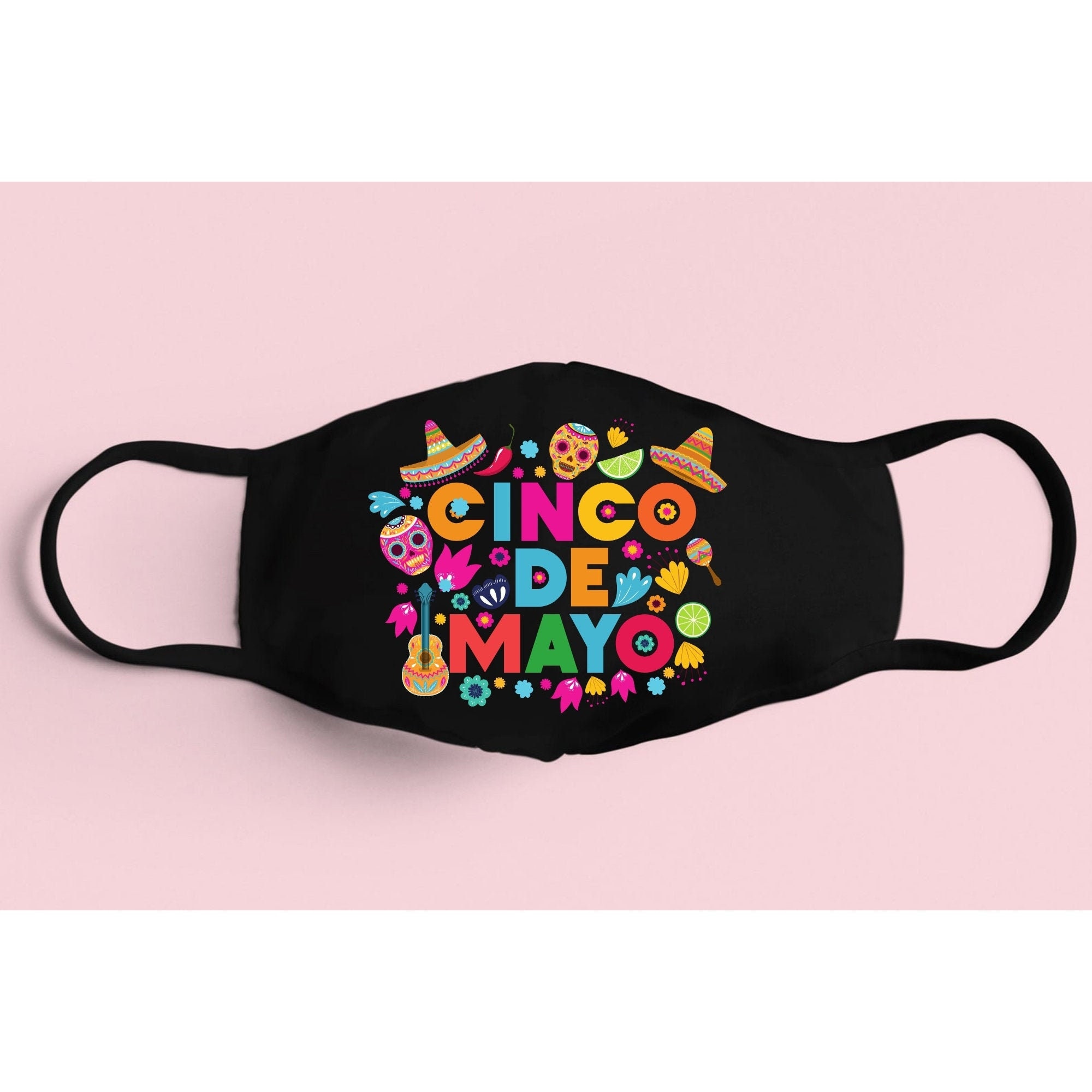Cinco de Mayo Face Mask Cinco De Mayo Fiesta Mask Washable Etsy
