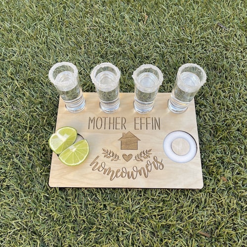 Personalized Tequila Flight Board Tequila Gift Set Etsy
