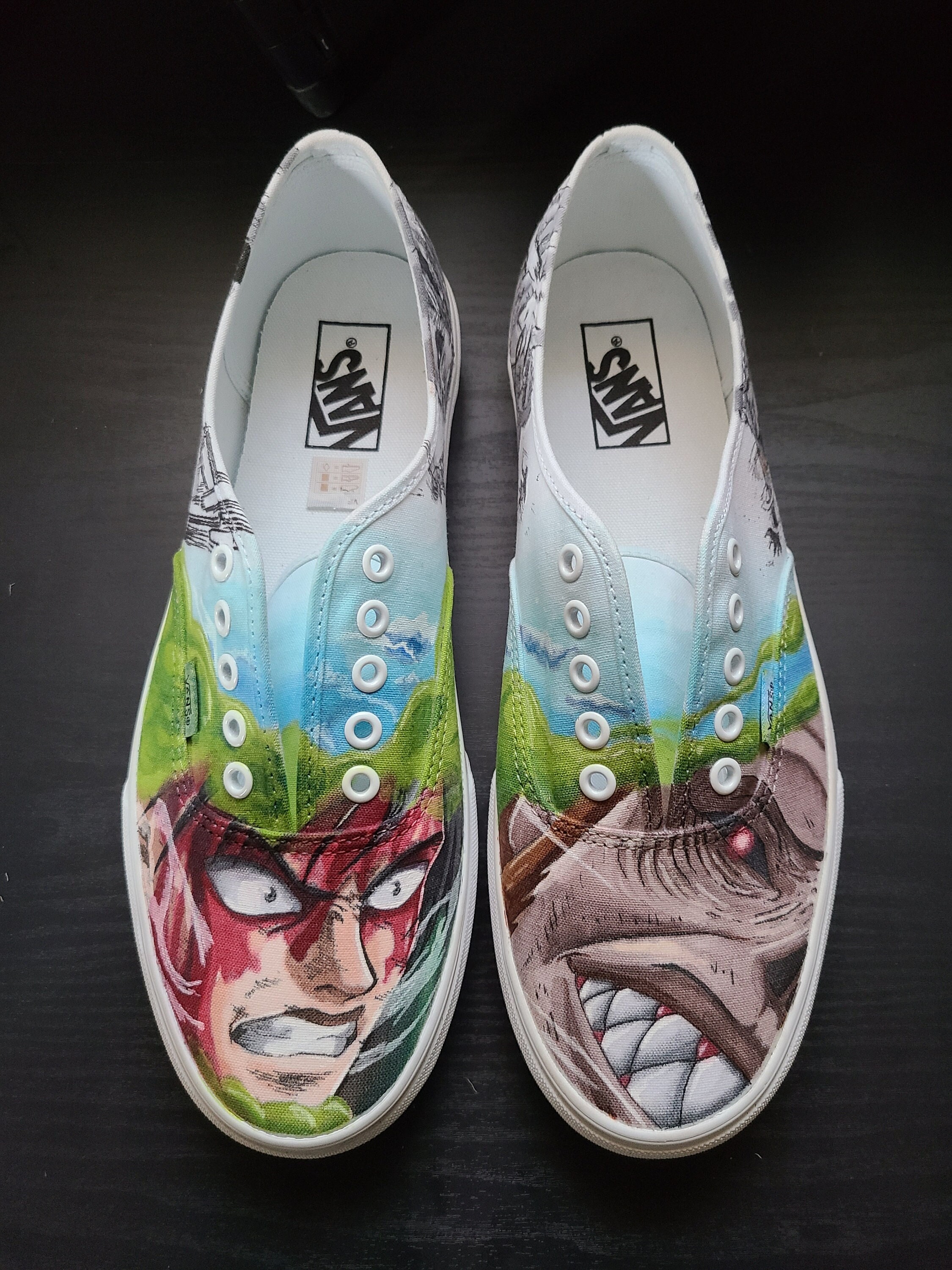 Benimaru x Shinra custom vans! Hmu for commissions!! : r/firebrigade