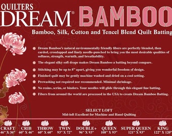 Quilters Dream Bamboo Batting