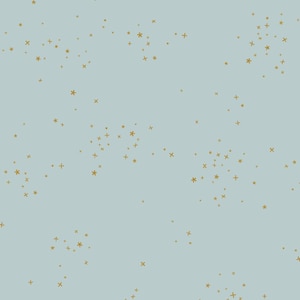 Freckles in Ice Blue Cotton by Cotton + Steel