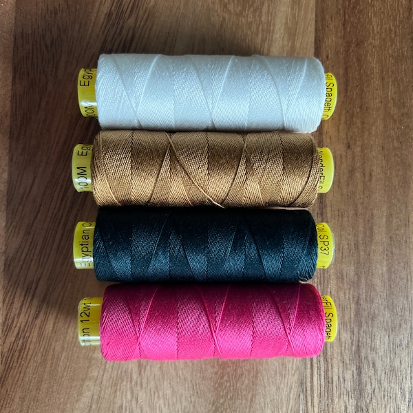 12 Weight 3 Ply Egyptian Cotton Thread - Spagetti by Wonderfil - 109 yards