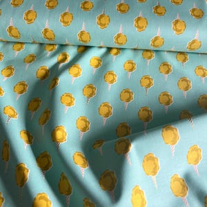 Sugar Rush in Sky High Metallic by Cotton + Steel